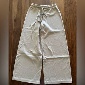 Zara Wide-Leg Cream Pants